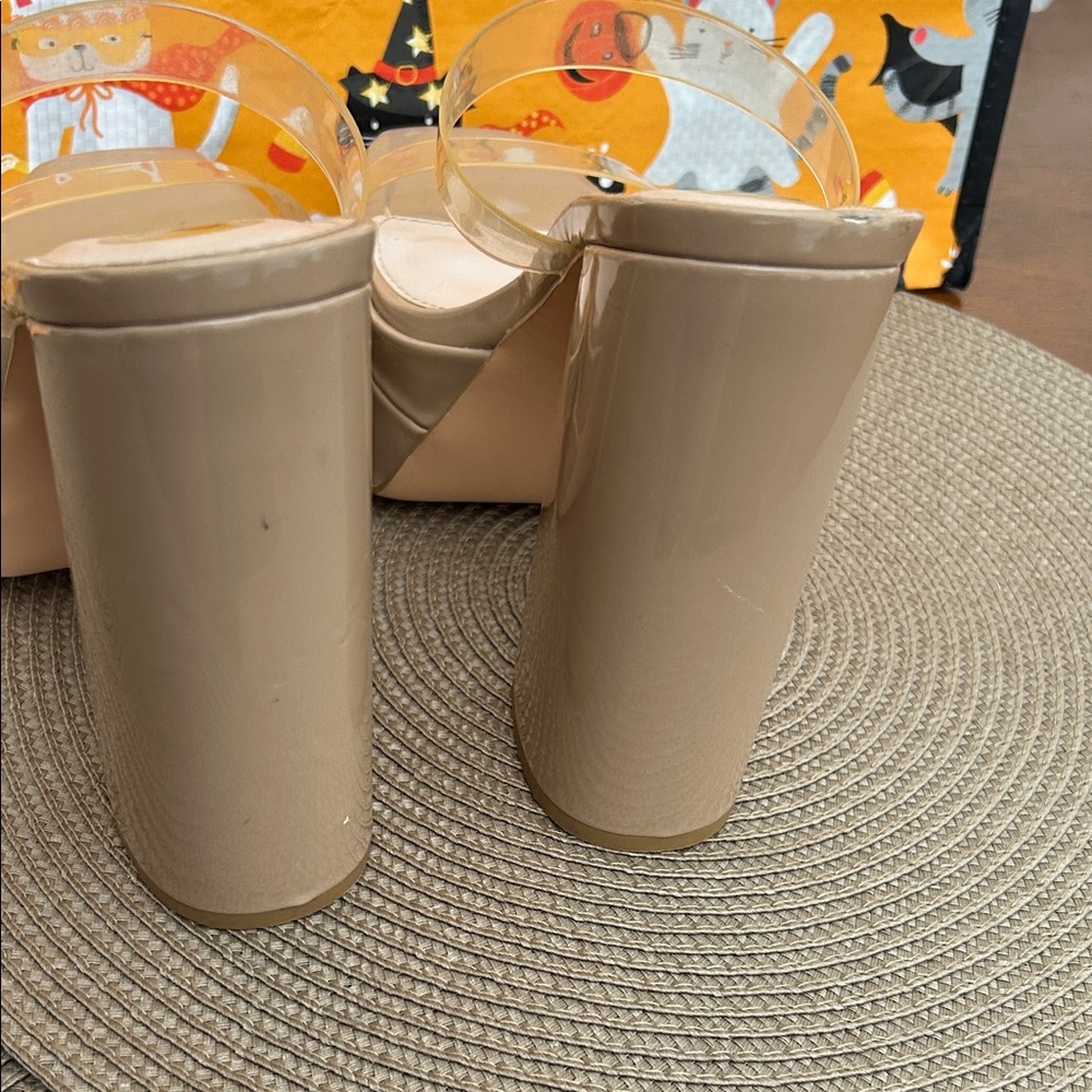 Transparent Platform Heels - image 3